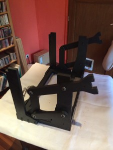 Base with Cradle Base and Lever Mechanism assembled